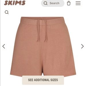 Skims Sienna sleep short BNWT